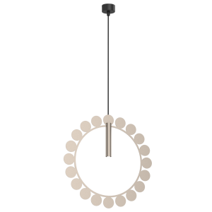 Lampa wisząca no. O - Srebrny mat (420 mm) 5061  - Antigo