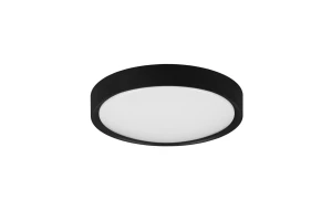 Plafon łazienkowy czarny IP44 3000K LED 18W CLARIMO 659011832 - Trio