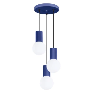 Lampa wisząca HALO 3P ultramaryna SL.1740 - Sollux