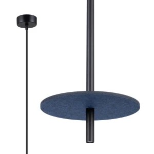 Lampa wisząca FELTRO 1 czarna/granatowa SL.1881 - Sollux