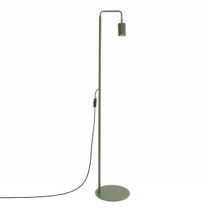 Lampa podłogowa aluminiowa zielona oliwka 160cm KARBON 1 SL.2025 - Sollux Lighting