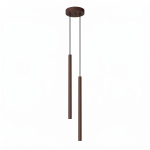 Lampa wisząca stalowa brązowa 2-punktowa z serii PASTELO SL.2146 - Sollux Lighting