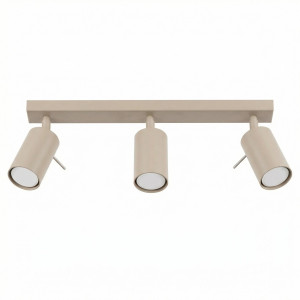 Plafon stalowy taupe 3-punktowy 45cm z serii RING SL.2155 - Sollux Lighting