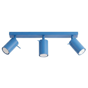 Plafon stalowy błękitny 3-punktowy 45cm z serii RING SL.2203 - Sollux Lighting