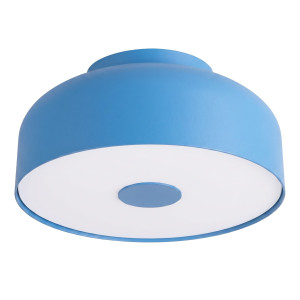 Plafon stalowy błękitny kwadratowy 30cm 4-punktowy OMIQ SL.2287 - Sollux Lighting