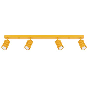 Plafon aluminiowy żółty 4-punktowy z regulacją KARBON z serii KARBON SL.2361 - Sollux Lighting