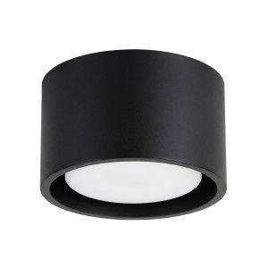 Plafon aluminiowy czarny kwadratowy 10cm MODO 1 z serii MODO SL.2438 - Sollux Lighting
