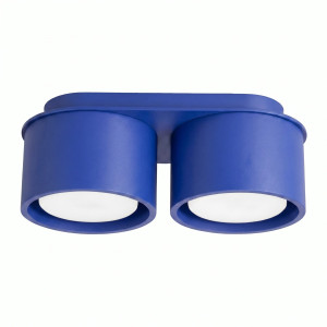 Plafon aluminiowy prostokątny ultramaryna 2-punktowy MODO 2 z serii MODO SL.2459 - Sollux Lighting