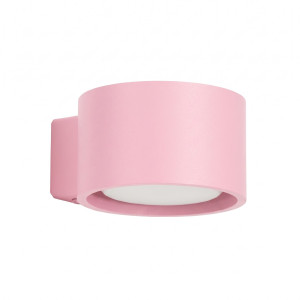 Kinkiet aluminiowy różowy kwadratowy MODO 1 z serii MODO SL.2465 - Sollux Lighting