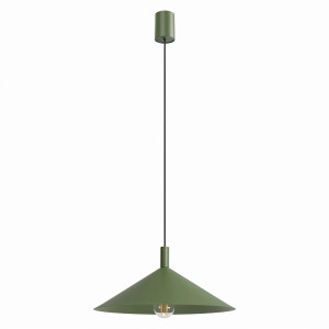 Lampa wisząca stalowa oliwkowa 40cm NOX 40 SL.2540 - Sollux Lighting