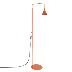 Lampa podłogowa stalowa ochra czerwona 165cm z serii NOX SL.2586 - Sollux Lighting