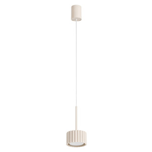 Lampa wisząca aluminiowa beżowa 10cm z serii AURA SL.2678 - Sollux Lighting