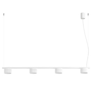 Żyrandol aluminiowy biały 4-punktowy Gx53 z serii AURA SL.2695 - Sollux Lighting