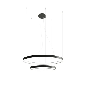 Żyrandol RIO 2 55/78 czarny LED 3000K TH.137 - Thoro
