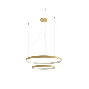 Żyrandol RIO 2 55/78 złoty LED 4000K TH.268 - Thoro
