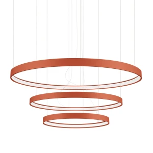 Żyrandol RIO 3 55/78/110 ochra czerwona LED 3000K TH.402 - Thoro