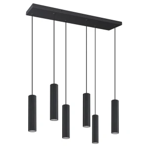 Lampa wisząca IVAR 6L czarna LED 3000K TH.581 - Thoro
