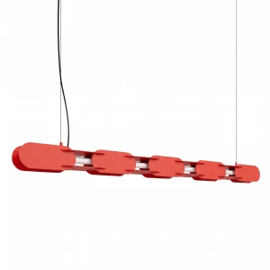 Lampa wisząca CHAIN 158 czerwona LED 4000K TH.1041 - Thoro