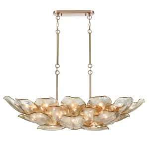 Lampa wisząca mosiężna 26-punktowa P26364BR z serii WELLINGTON - Cosmo Light