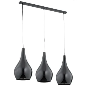 Lampa nad stół wisząca nowoczesna SANTANA 1409 na listwie czarna – Argon