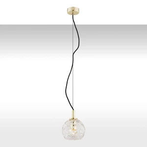 Lampa wisząca nowoczesna OVIEDO 4200 kryształowa mosiądz - Argon