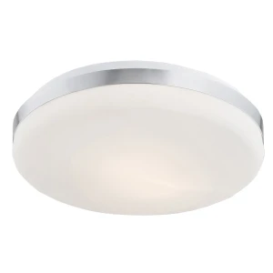 Plafon nowoczesny okrągły SALADO 670 biel i chrom - Argon