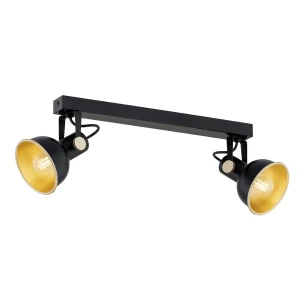 Plafon reflektory na listwie LENORA 7142 czarny - Argon