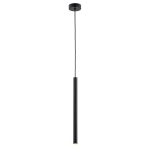Lampa wisząca nowoczesna LED RIO 8329 czarna rurka - Argon
