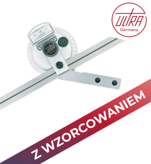 Kątomierz uniwersalny z lupką precyzyjny Made in Germany ! + ŚWIADECTWO WZORCOWANIA