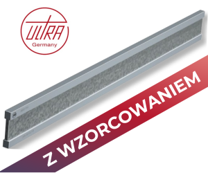 Liniał stalowy powierzchniowy sztywny 1000x50x10 mm DIN874/1  + ŚWIADECTWO WZORCOWANIA