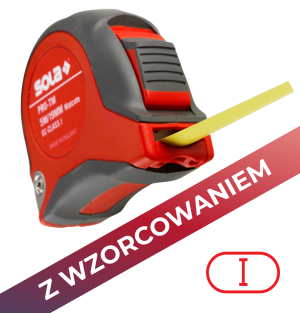 Miara zwijana SOLA PRO-TM 5 m / 19 mm - Klasa I - z wzorcowaniem