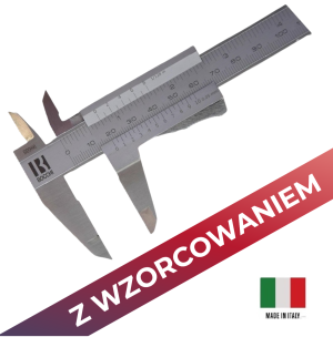 Suwmiarka noniuszowa (analogowa) MAUb przycisk 150 mm 0,05 BOCCHI Italy + ŚWIADECTWO WZORCOWANIA