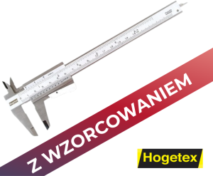Suwmiarka noniuszowa (analogowa) MAUb przycisk 150 mm 0,05 HOGETEX + ŚWIADECTWO WZORCOWANIA