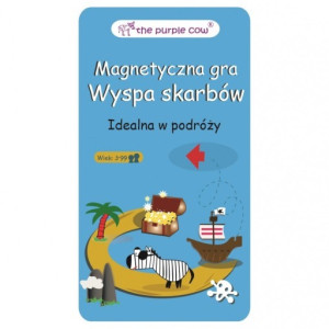 Wyspa skarbów - podróżna gra magnetyczna the purple cow