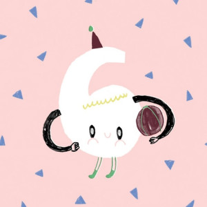 Kartka urodzinowa - happy birthday 6 - pieskot