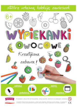 Promocja owoce wypiekanki - breloczki, zawieszki, kolczyki - fabryka frajdy