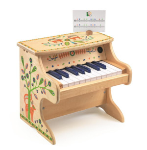 Drewniane Pianino Elektroniczne - 18 klawiszy - Djeco