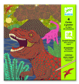 Dinozaury - wydrapywanka - djeco