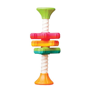 Zakręcone minispinny - ruchome przyssawki - fat brain toys