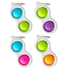 Breloczek bąbelki dimple - sensoryczna zabawka - fat brain toys