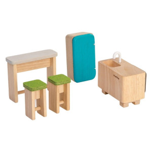 Wyprzedaż kuchnia - drewniane mebelki - plan toys - montessori