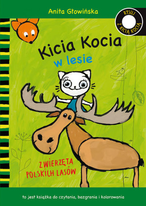 Kicia kocia w lesie kolorowanka - anita głowińska - media rodzina