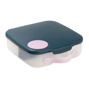 Indigo rose - lunchbox z wkładem chłodzącym - granatowo/różowy - b.box