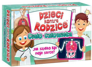 Gra Rodzinna Ciało Człowieka - Dzieci Kontra Rodzice - Kangur