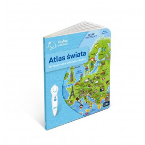 Książka atlas świata - czytaj z albikiem - albi