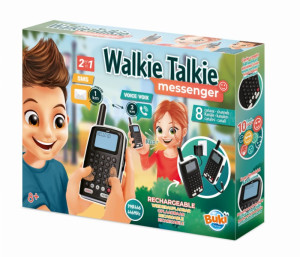 Promocja walkie talkie messenger wiadomości sms - zasięg 1 km/3 km - buki