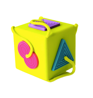 Sorter kostka oombeecube - zabawka sensoryczna -  fat brain toys