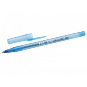 Długopis - niebieski - round stick - bic
