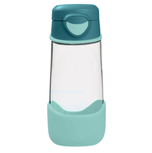 Emerald forest - sportowa tritanowa butelka z ustnikiem 450 ml - b.box