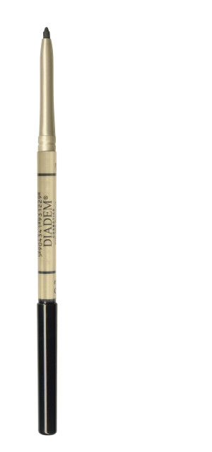 Czarna o-2 wykręcana kredka konturówka do oczu - diadem cosmetics